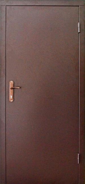 Redfort Techno Single two sheets of metal RAL8017 960 Econom