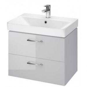 Cersanit СЕТ меблевий B386 LARA MILLE SLIM 60 сірий (тумба+умивальник) S801-358