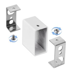 LARIS Модуль прихованного підключення (на профільну стійку) фарбований 73207615