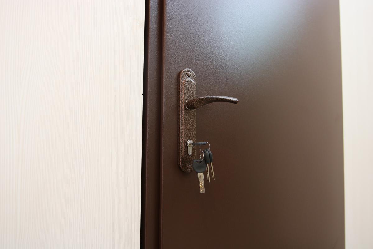 Redfort Techno Single two sheets of metal RAL8017 960 Econom