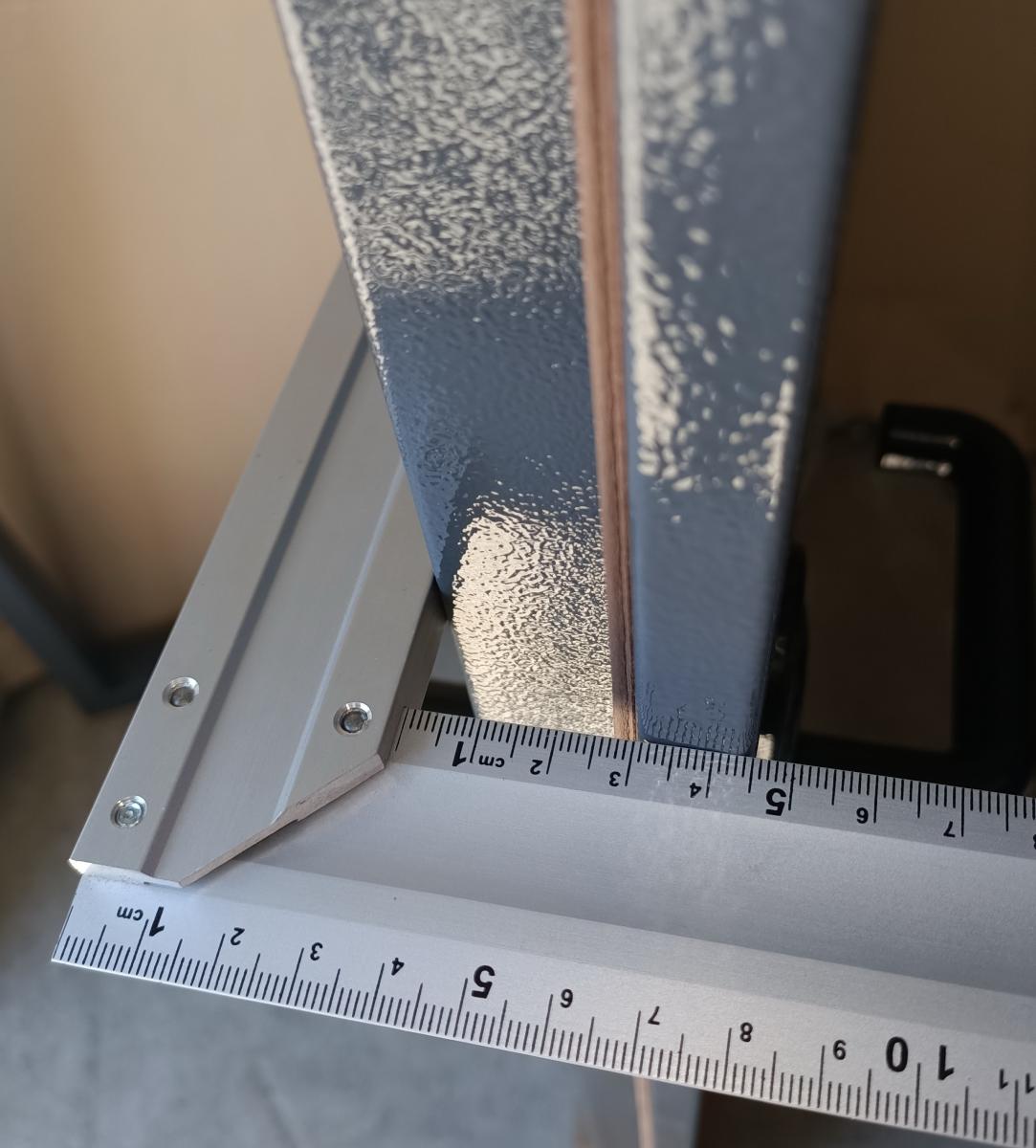 Redfort Techno Single two sheets of metal RAL7024 860 Econom