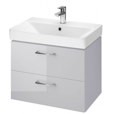 Cersanit СЕТ меблевий B386 LARA MILLE SLIM 60 сірий (тумба+умивальник) S801-358