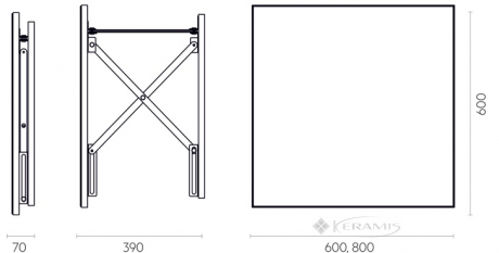Miior Luk. Дзеркало 60х60 001-000